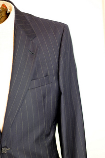 Navy Suit by Robert Sheie